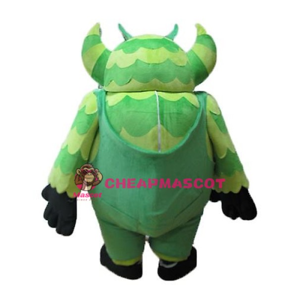 Green Monster Mascot Costume