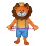 Lightweight Brown Lion Mascot Costume