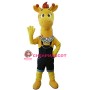 Super Cute Lightweight Yellow Giraffe Mascot Costume