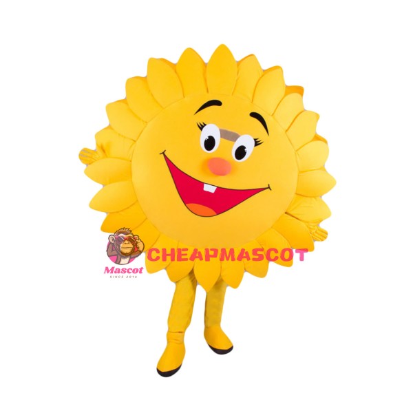 Happy Sun Mascot Costume
