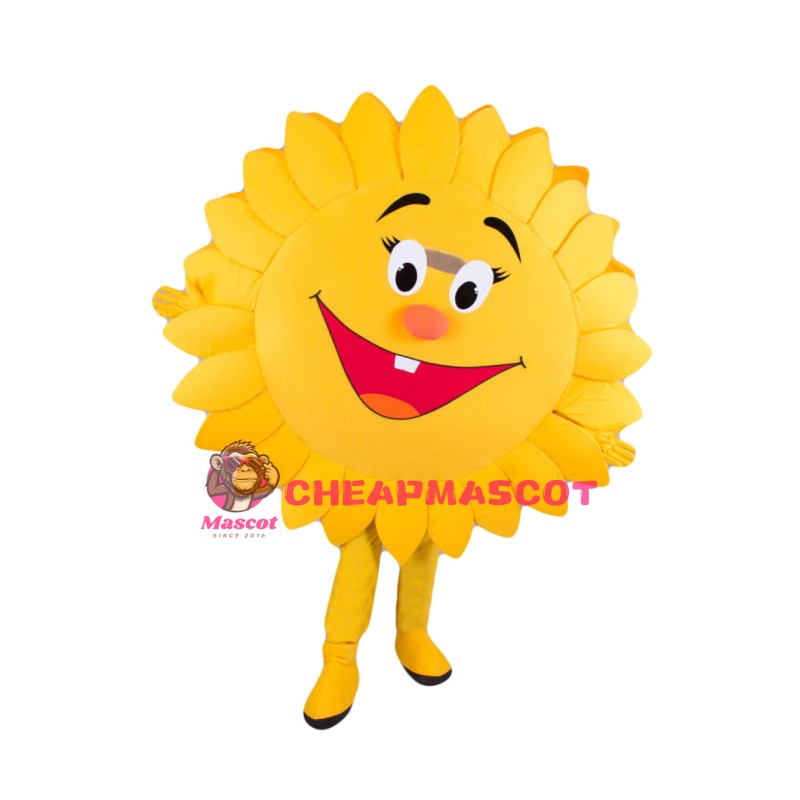 Happy Sun Mascot Costume