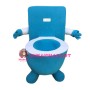 Blue Toilet Mascot Costume