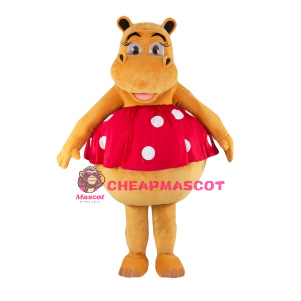 Super Beautiful Hippo Mascot Costume