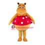 Super Beautiful Hippo Mascot Costume