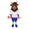 Sport Bull Mascot Costume