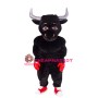 Black Boxing Bull Mascot Costume