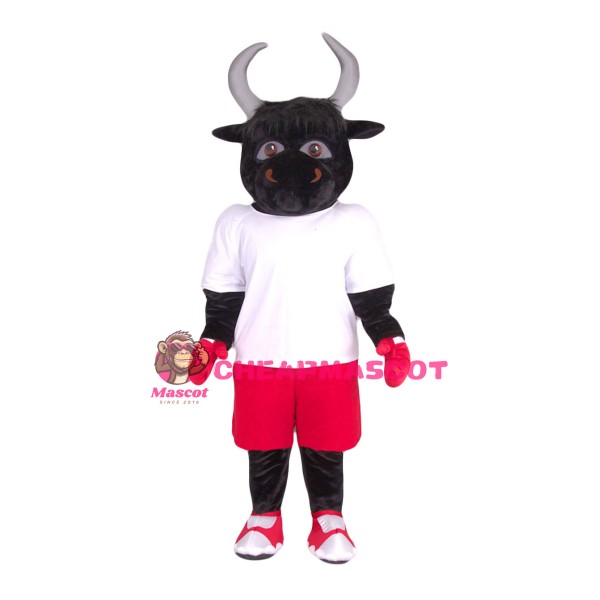Sport Bull Boxer Mascot Costume