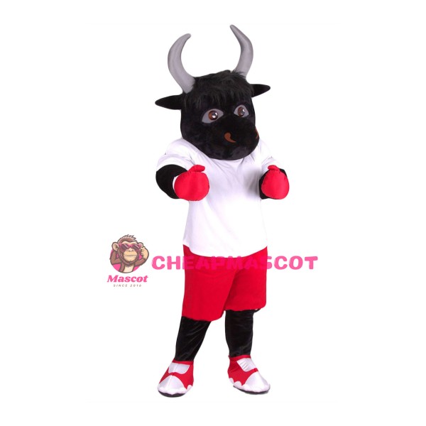 Sport Bull Boxer Mascot Costume