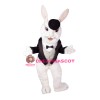 Gentleman's White Rabbit Mascot Costume