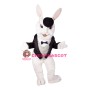 Gentleman's White Rabbit Mascot Costume