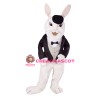 Gentleman's White Rabbit Mascot Costume
