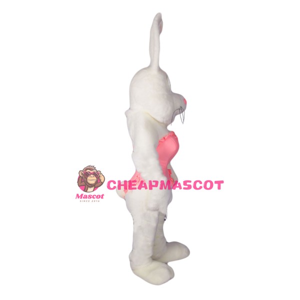 Dancing White Rabbit Mascot Costume
