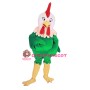 Green Chicken Mascot Costume
