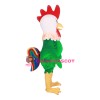 Green Chicken Mascot Costume