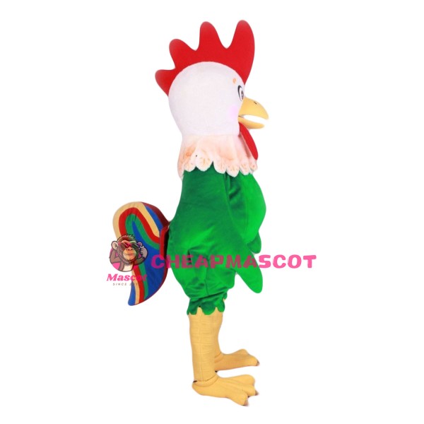 Green Chicken Mascot Costume