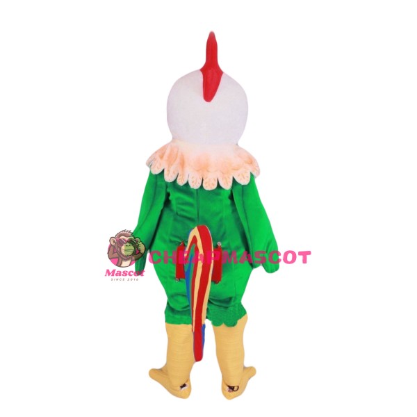 Green Chicken Mascot Costume