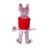 Friendly Adult Rabbit Mascot Costume