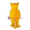 Cute Yellow Cat Mascot Costume