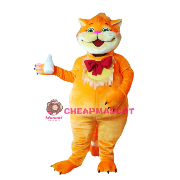 Smiling Lightweight Cat Mascot Costume