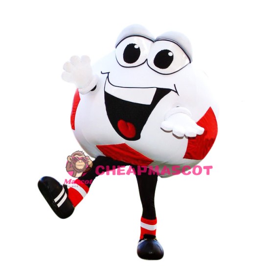 Happy Lightweight Football Mascot Costume