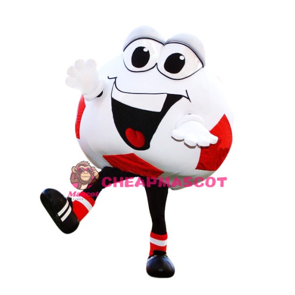 Happy Lightweight Football Mascot Costume