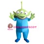 Green Alien Mascot Costume