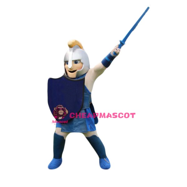 Happy Lightweight Warrior Mascot Costume