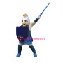Happy Lightweight Warrior Mascot Costume