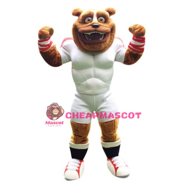 Sport Bulldog Mascot Costume