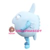 Super Cute Blue Fish Mascot Costume