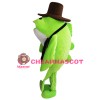 Green Fish Mascot Costume