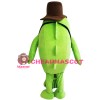 Green Fish Mascot Costume