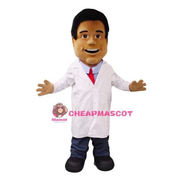 Young Man Doctor Mascot Costume