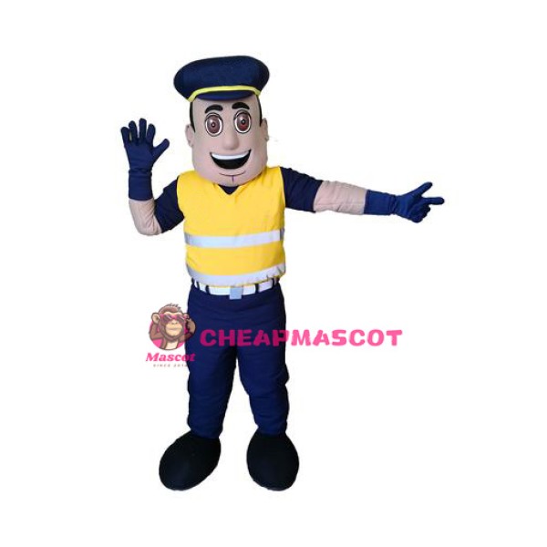 Traffic Officer Mascot Costume