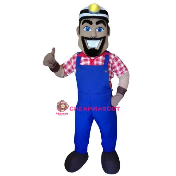 Lightweight Miner Mascot Costume