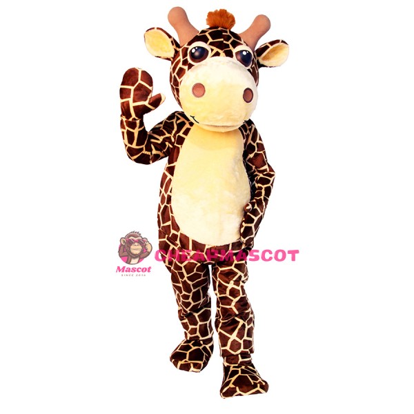 Friendly Giraffe Mascot Costume