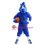 Sport College Blue Horse Mascot Costume