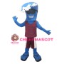 Blue Wave Mascot Costume