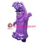 Purple Wave Mascot Costume