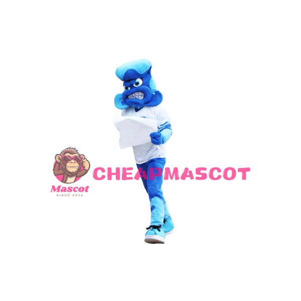 Sport Blue Wave Mascot Costume