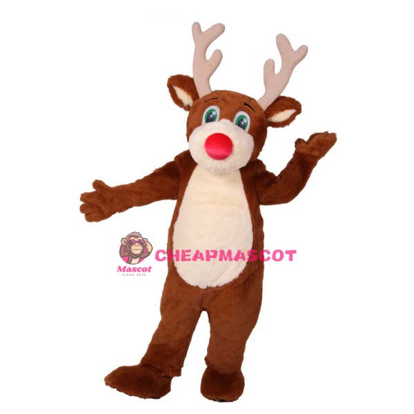 Super Cute Reindeer Mascot Costume
