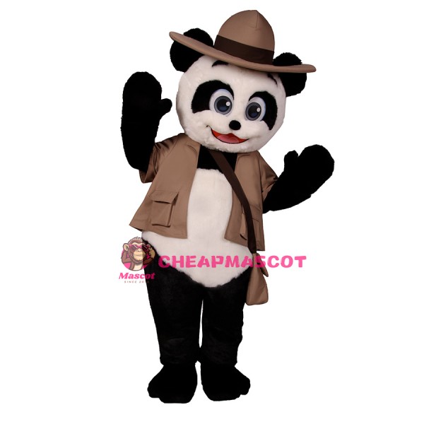 Happy Lightweight Panda Mascot Costume