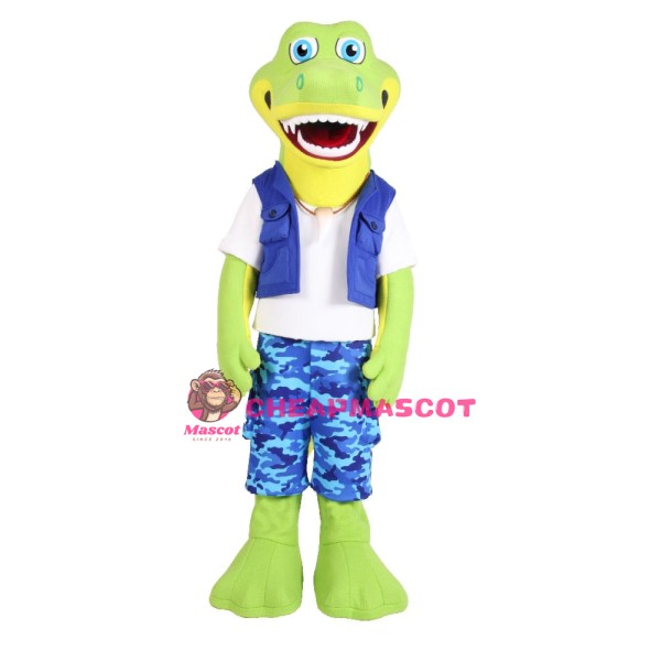 Cool Lightweight Crocodile Mascot Costume