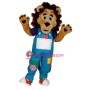 Happy Lion Mascot Costume