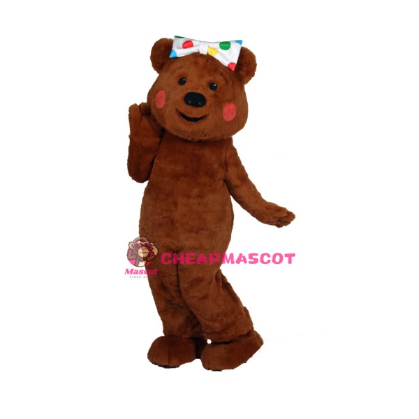 Coffee Bear Mascot Costume