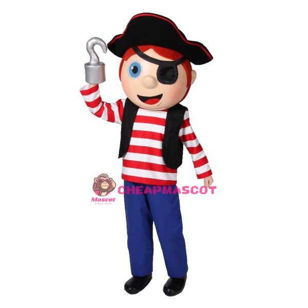 Pirate Boy Mascot Costume