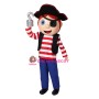 Pirate Boy Mascot Costume