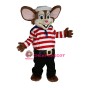 Stripe Mouse Mascot Costume