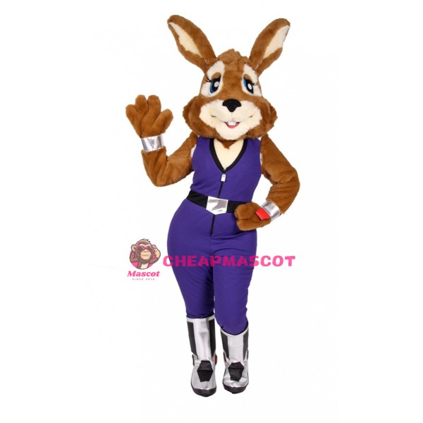 Lovely Furry Rabbit Mascot Costume