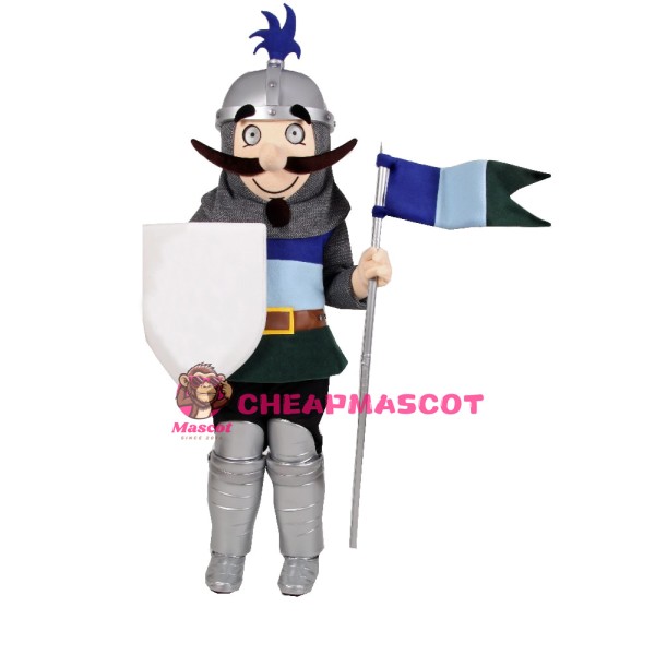 Happy Lightweight Knight Mascot Costume